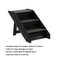 Pet Adobe Folding Pet Stairs with Carpeted Foldable Wood for Home /Travel, Dogs, Cats, Pets up to 80-pounds 772617DGM - alternate 3